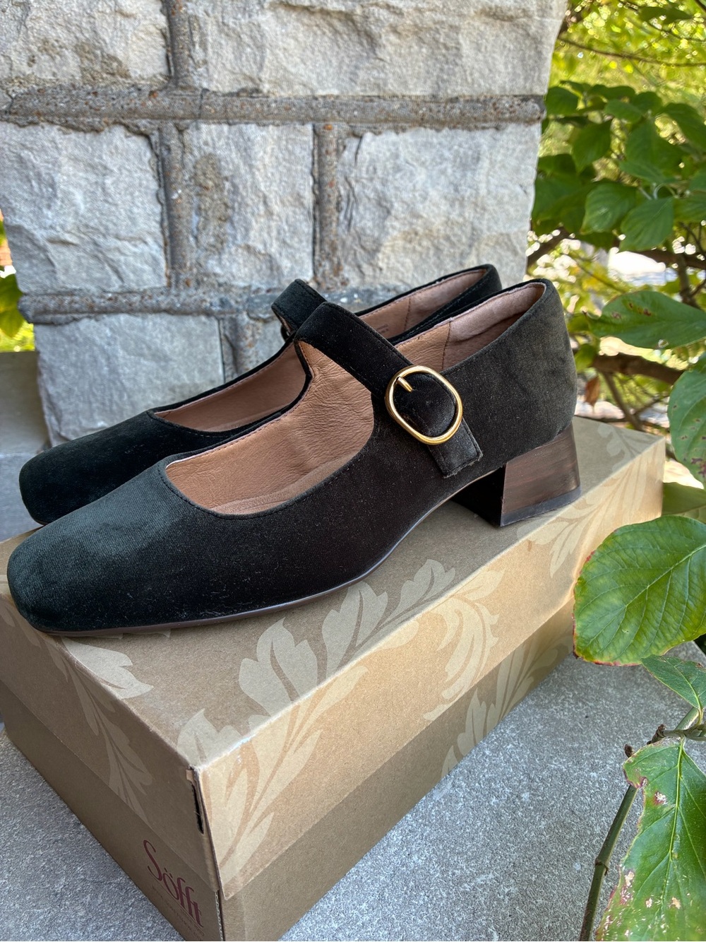 Sofft Velvet Mary-Jane (Sz 8)